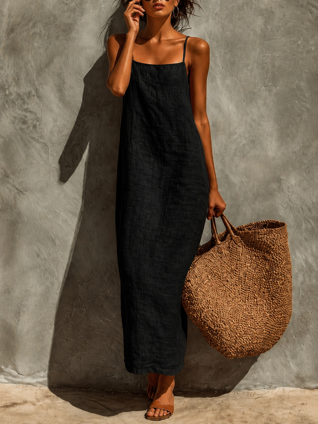 Lina | Vestido boho fluido de algodón