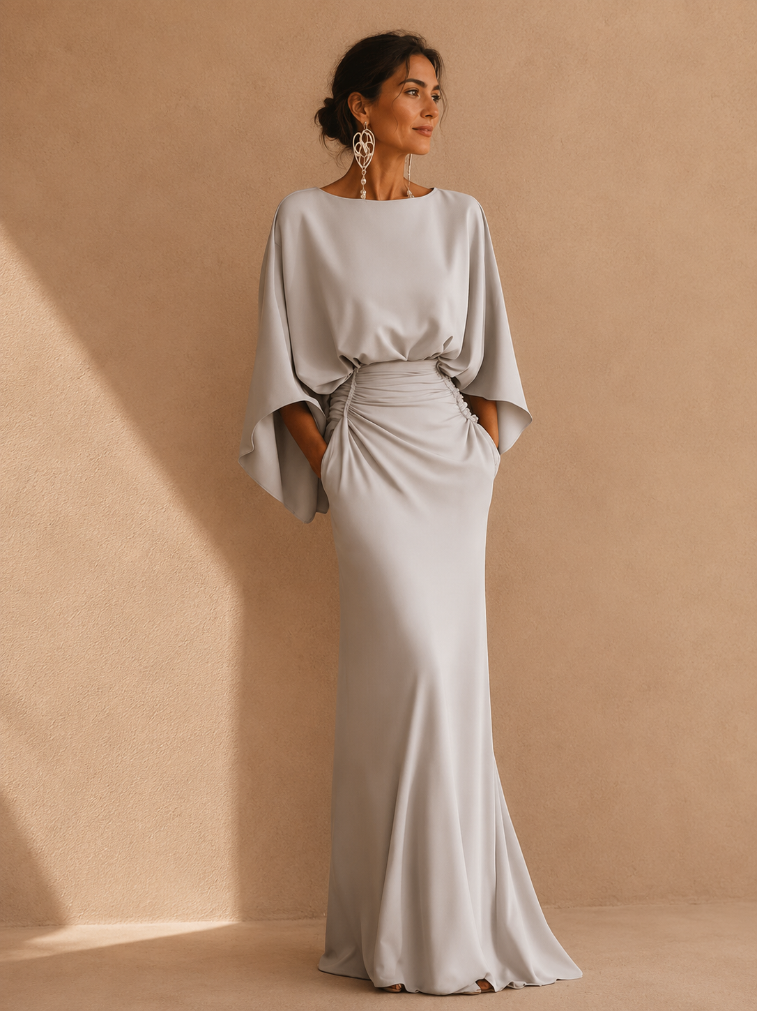 Alicia | Vestido elegante de espalda abierta en V