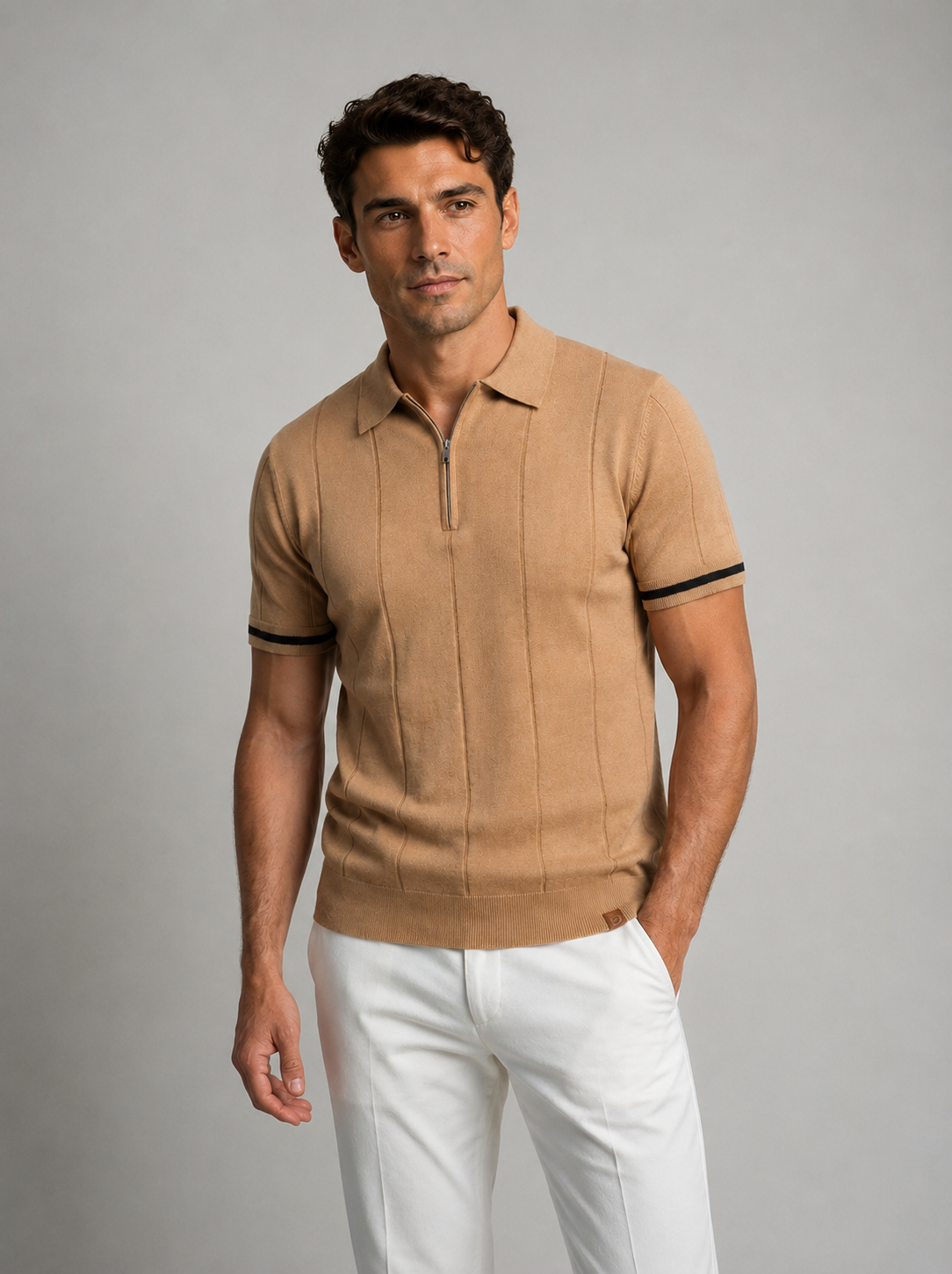 Francisco | Polo con cremallera