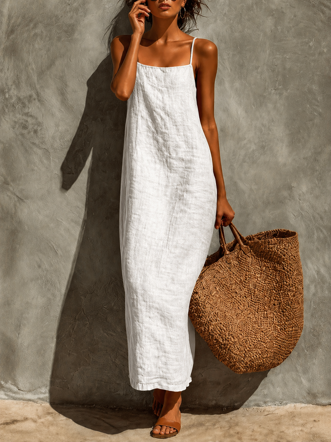 Lina | Vestido boho fluido de algodón