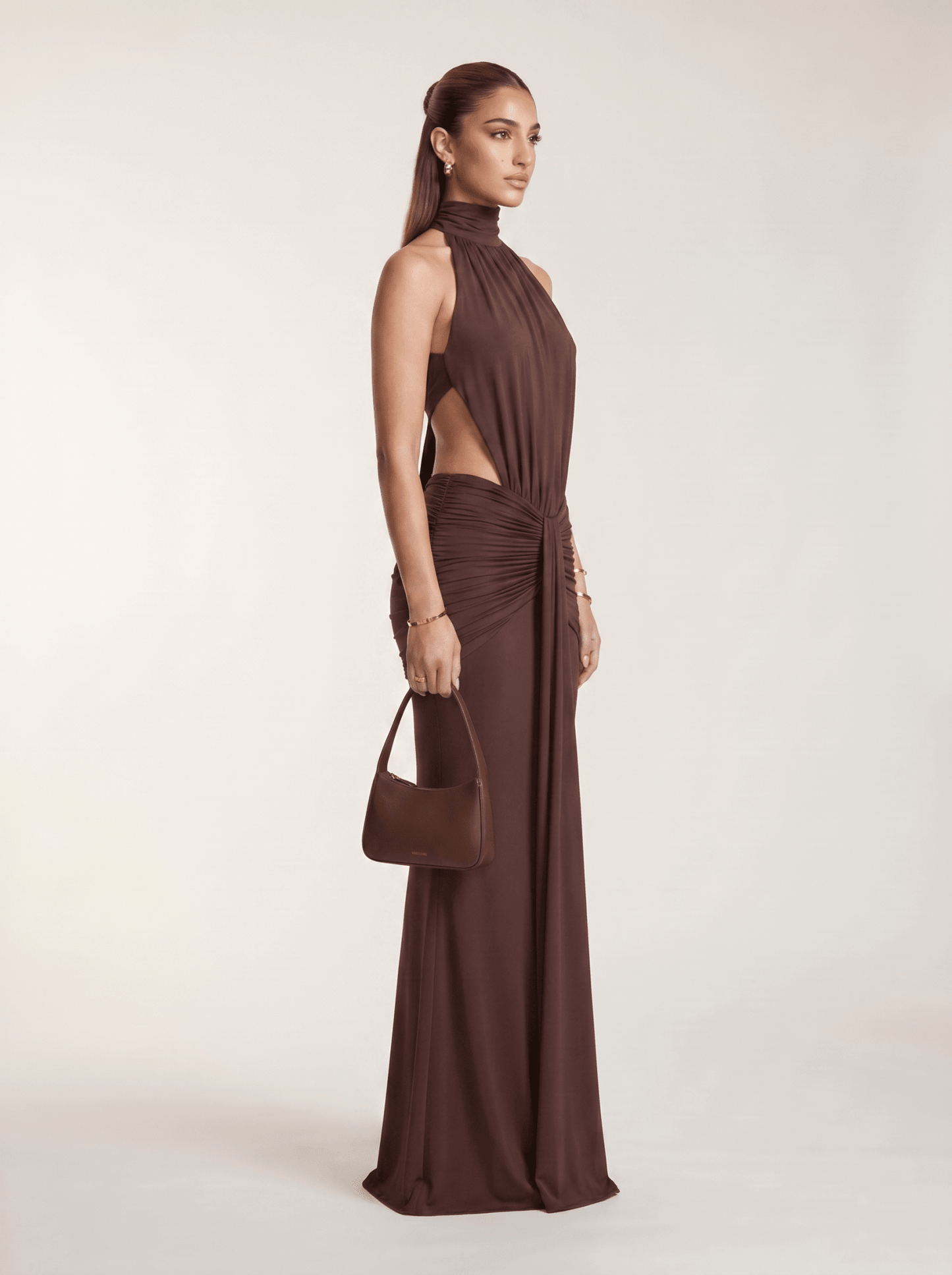 Silvia | Vestido Largo con Escote Halter